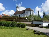 Margrethausen, katholische Kirche St. Margareta, erbaut bis 1337, neuer Chor erbaut von 1933 bis 1934 (21.05.2017)