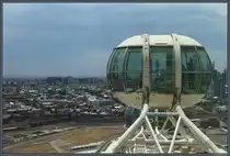 Blick vom 2006 er�ffneten Riesenrad  Melbourne Star  auf den Stadtteil North Melbourne. (30.12.2019)