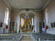 E�leben, Innenraum der kath. Pfarrkirche St. Georg (27.05.2017)