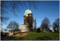Br�ckenturm der Friedrich-Ebert-Br�cke in Duisburg-Ruhrort.