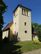 P�ssensheim, katholische Filialkirche Allerheiligen, nachgotisch, erbaut um 1600 (27.05.2017)