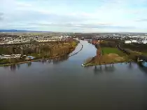 Mainspitz. Die Mainm�ndung; 01.03.2020