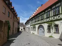 Gerolzhofen, Fachwerkh�user in der Brunnengasse (28.05.2017)