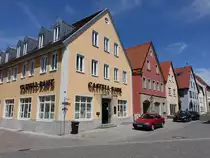 Gerolzhofen, historische Geb�ude in der Salzstra�e (28.05.2017)