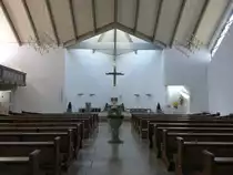 Oberwerrn, Innenraum der kath. Pfarrkirche St. Bartholom�us (28.05.2017)