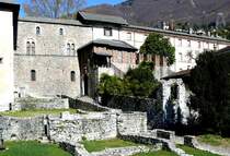 Locarno Castello Visconteo - das Castello diente von 1513 bis 1798 als Sitz der Landv�gte. Foto vom 07.04.2008