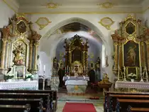 S�ssenbach, barocke Alt�re in der St. Jakobus Kirche (02.06.2017)