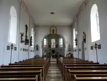 Glei�enberg, Innenraum der kath. Pfarrkirche St. Bartholom�us (03.06.2017)