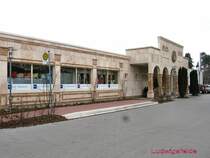 Ludwigsfeld, Eingang Kristall-Therme, 10. 3. 2007