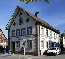 Allmannsweier, OT der Gemeinde Schwanau in der Ortenau, das Alte Rathaus des ca.1600 Einwohner z�hlenden Ortes, April 2020