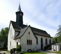 Siegelau, OT von Gutach im Breisgau, die Kirche St.Vitus, nach Zerst�rung im 30-j�hrigen Krieg 1660-61 wieder neu aufgebaut, April 2020