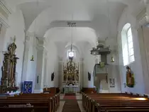 F�rnried, Innenraum der Pfarrkirche St. Willibald (11.06.2017)