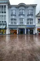 Jugendstilhaus, Holm 35 an der Fu�g�ngerzone in der Flensburger Altstadt. Aufnahme: 2. Mai 2020.