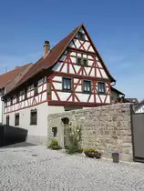 Leinach, historisches Fachwerkhaus in der Hauptstra�e (15.08.2017)