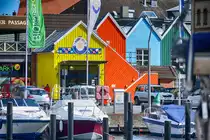 Der Eingang zur Speicherpassage in Eckernf�rde. Aufnahme: 11, Mai 2020.