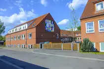 Die d�nische Schule �Jes Kruse-Skolen� in Eckernf�rde. Die d�nische Minderheit in Deutschland (d�nische S�dschleswiger) im Landesteil Schleswig (S�dschleswig) umfasst nach offiziellen Quellen etwa 50.000 Angeh�rige. Aufnahme: 11. Mai 2020.