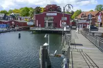 Siegfriedwerft am Binnenhafen von Eckernf�rde. Aufnahme: 11. Mai 2020.