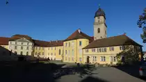 Schloss Bartenstein, erbaut von 1710 bis 1712 auf einem Bergsporn �ber der Ette (15.10.2017)