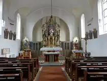 Allersdorf, Innenraum der kath. Filialkirche Mater Dolorosa (04.11.2017) 
