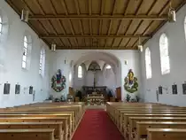 Mietraching, Innenraum der kath. Pfarrkirche St. Joseph (04.11.2017)