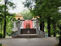 Berlin-Tegel, Br�cke am Tegeler See - 15.8.2007