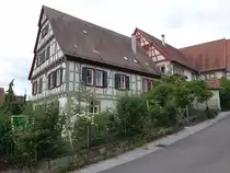 Hessigheim, historisches Pfarrhaus in der Kirchstra�e (24.06.2018)