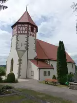 Mundelsheim, Ev. Pfarrkirche St. Kilian, erbaut ab 1440 (24.06.2018)