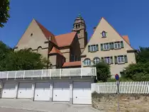 Br�tzingen, ev. Christuskirche, erbaut von 1909 bis 1912 durch Baurat Henz (01.07.2018)