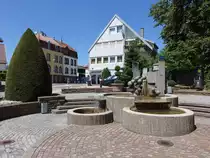 B�chenbronn, Brunnen in der Pforzheimer Stra�e (01.07.2018)