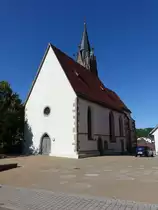 Eberdingen, Ev. Pfarrkirche St. Martin, sp�tgotisch erbaut bis 1520 (01.07.2018)