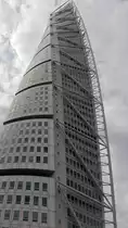 Malm�. Der Wolkenkratzer Turning Torso des Architekten ‎Santiago Calatrava. Aufgenommen am 28.05.2016.