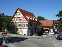 iptingen, Fachwerkhaus in der Nu�dorfer Stra�e (01.07.2018)