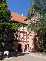 M�hlhausen, altes Wasserschloss Steinegg, erbaut von 1551 bis 1553 (01.07.2018)