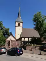 M�hlhausen, kath. Pfarrkirche St. Alexander, erbaut ab 1495 (01.07.2018)