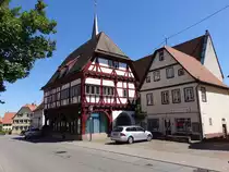 Tiefenbronn, Altes Rathaus in der Franz Josef Gall Stra�e (01.07.2018)
