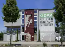 Offenburg, das Kletterzentrum am Nordrand der Stadt, Juni 2020