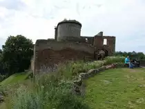 Burg Krakovec / Rothschloss, erbaut 1383 f�r den Burggrafen J�ra von Roztok,  letzter Aufenthaltsort von Jan Hus vor seiner Abreise nach Konstanz. Nach einem Brand 1783 wurde sie verlassen (27.06.2020)