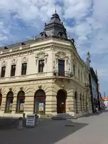 Rakovnik / Rakonitz, Geb�ude der Post am Husovo Namesti (27.06.2020)