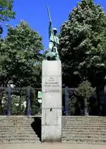 Kehl, Denkmal f�r gefallene badische Soldaten im Rosengarten-Stadtpark, Mai 2020