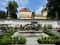 Libesice / Liebeschitz, Barockschlo�, erbaut von Kilian Ignaz Dientzenhofer (28.06.2020)