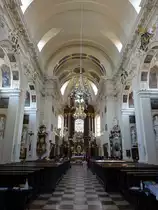 Stara Boleslav / Altbunzlau, barocker Innenraum der Maria Himmelfahrt Kirche (28.06.2020)