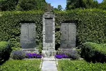 Fr�hnd-Unterkastel, Denkmal f�r die Opfer der beiden Weltkriege, Juli 2020