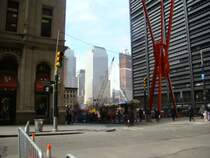 Blick auf Ground Zero am 08.04.08