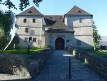 Jesenik / Gr�fenberg, sp�tgotisches Schloss, heute Stadtmuseum (01.07.2020)