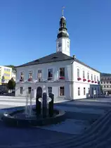 Jesenik / Gr�fenberg, Rathaus am Masarykovo Namesti (01.07.2020)