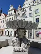 Nysa / Neisse, Trytona Brunnen an der Bracka Stra�e (01.07.2020)