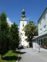 Rymarov / R�merstadt, Pfarrkirche St. Michael, erbaut im 18. Jahrhundert (01.07.2020)