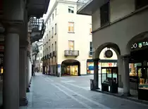 Lugano, Via Nassa 22. Ehemaliges Warenhaus EPA, er�ffnet am 27. Oktober 1966 - Coop City seit dem 25. M�rz 2004 - 21.03.2004