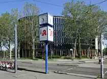 Freiburg, der Neubau des Rathauses im Stadtteil St�hlinger, Aug.2018