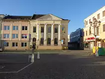 Svitavy / Zwittau, Bankgeb�ude am Namesti Miru (01.08.2020)